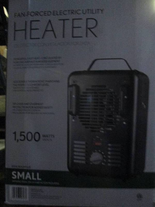 lot 445 image: Fan forced heater powerful fast hea...