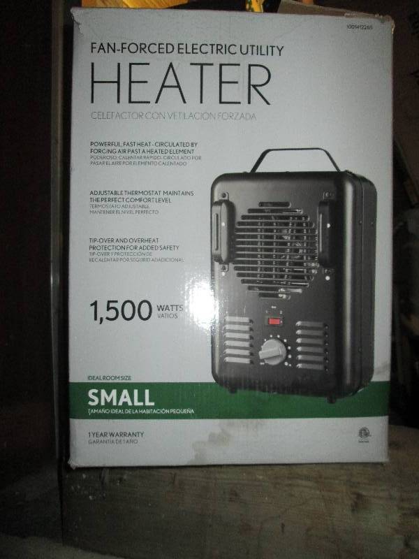 lot 454 image: Fan forced heater powerful fast hea...