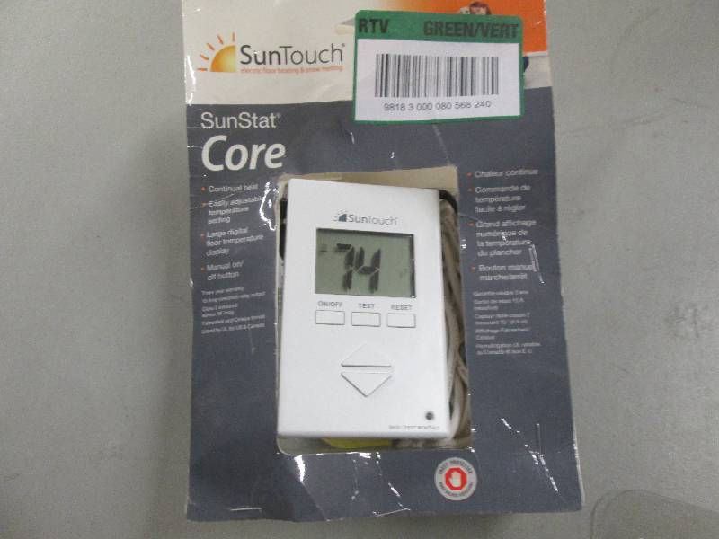 lot 62 image: 1 sunstouch sunstat core for floor ...