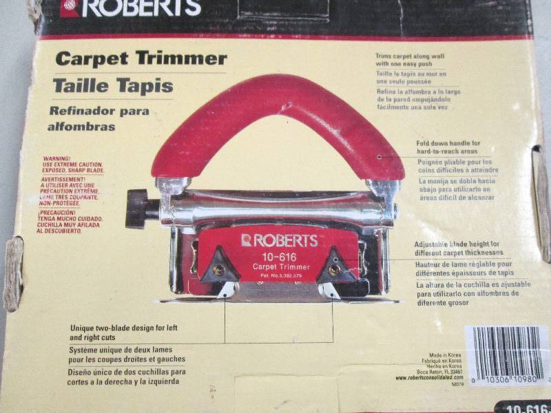 lot 64 image: Roberts carpet trimmer ...