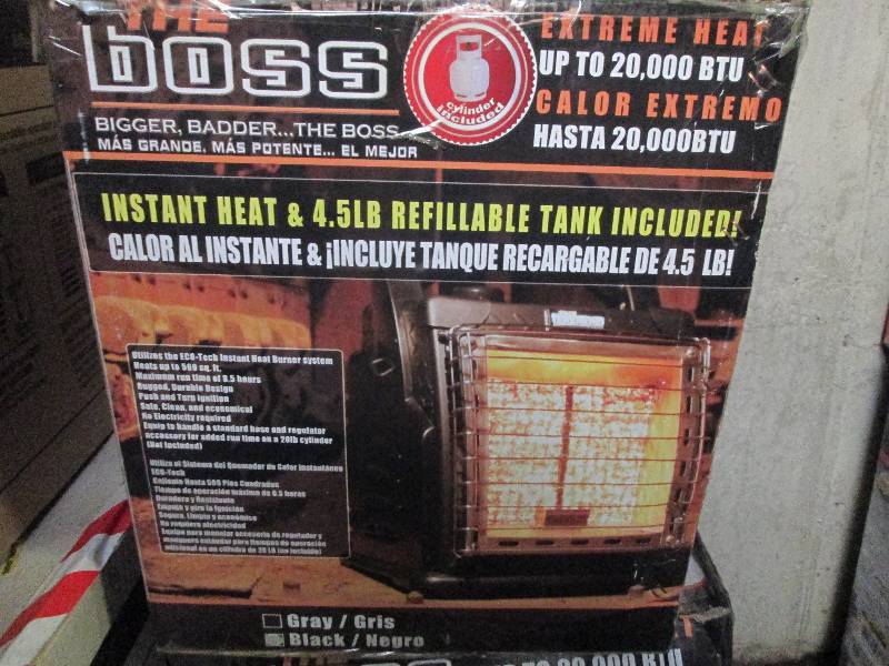 lot 467 image: The boss extreme heat propane heate...
