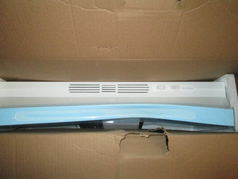 lot 474 image: nutone 30 range hood unused front ...