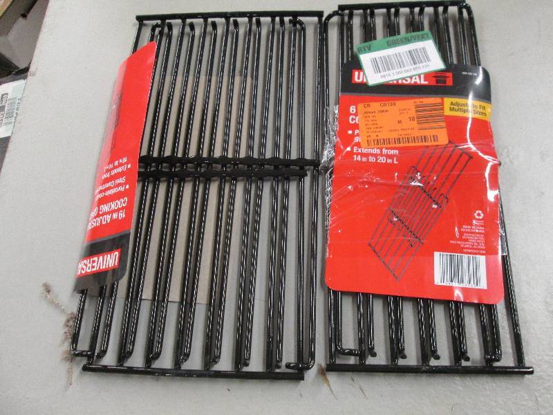 lot 76 image: 2 cooking grates 1 -6 adjustable a...