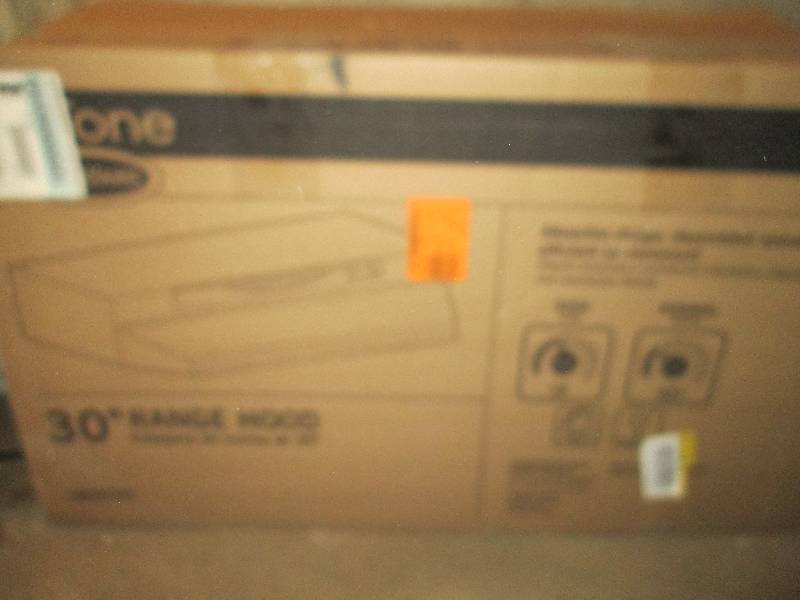 lot 480 image: nutone 30 stainless steel range ho...