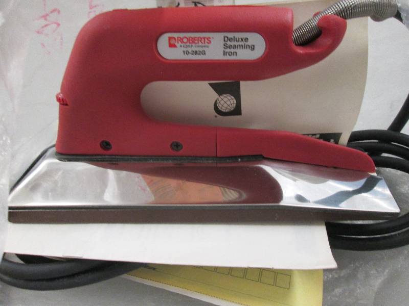 lot 91 image: roberts deluxe steaming iron 10-282...