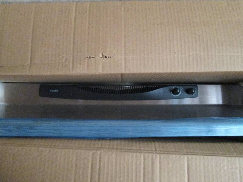 lot 493 image: nutone 30 range hood stainless ste...