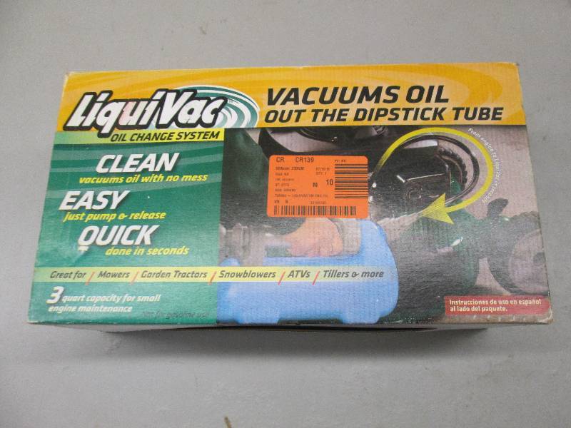 lot 94 image: liquivac vacums oil out of the dips...
