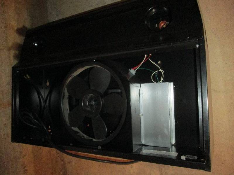 lot 496 image: nutone 30 allure black range hood ...