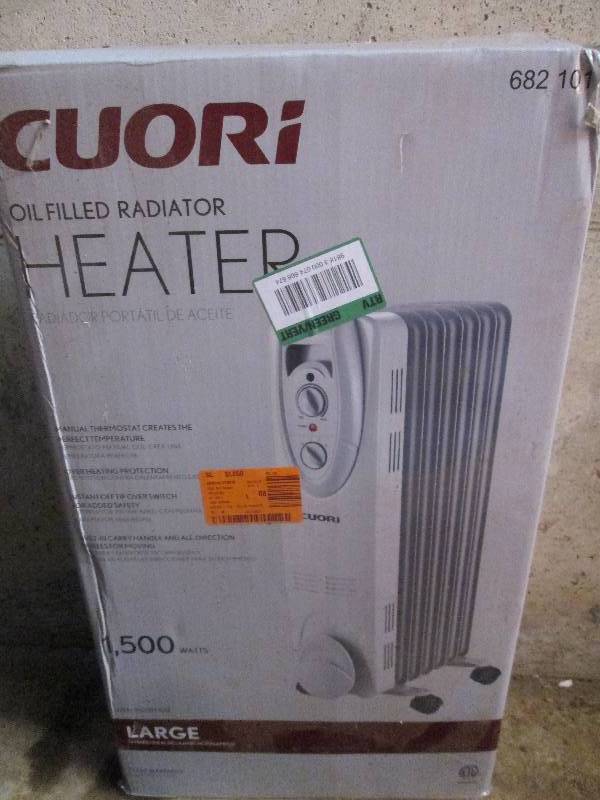 lot 498 image: Cuori oil filled heater 1500 watts ...