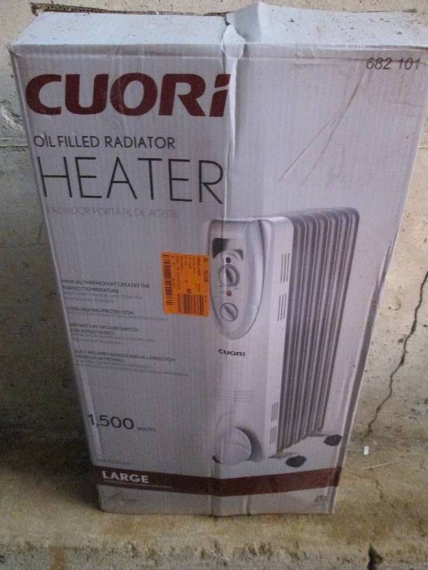 lot 499 image: Cuori oil filled heater 1500 watts ...