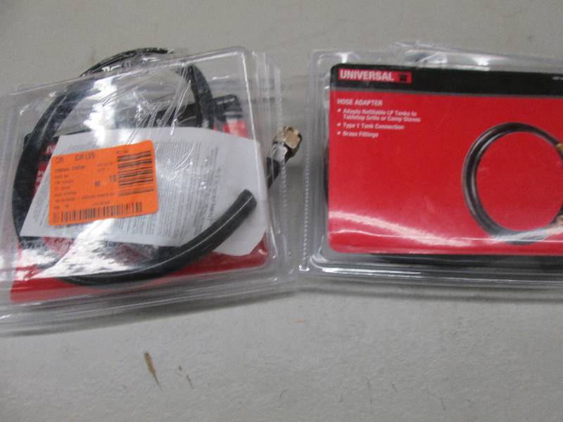 lot 123 image: 1 hose adapter type 1 tank connecti...