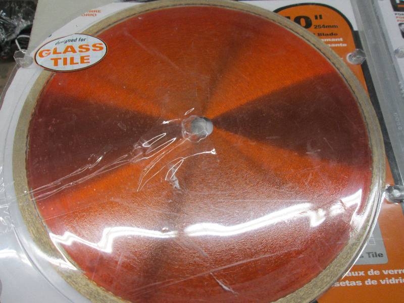 lot 143 image: 2 diamond 10 blades 1 for tile and...