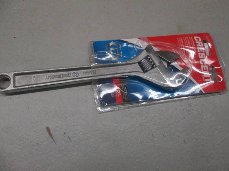 lot 145 image: 1 cresent wrench 12 ...