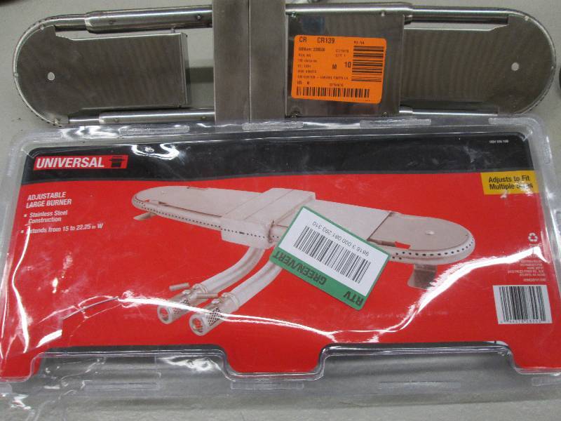 lot 181 image: 2 universal adjustable large burner...