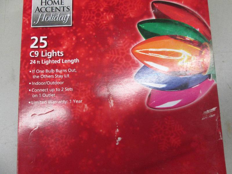 lot 192 image: 25 29 lights 24ft lighted length ...