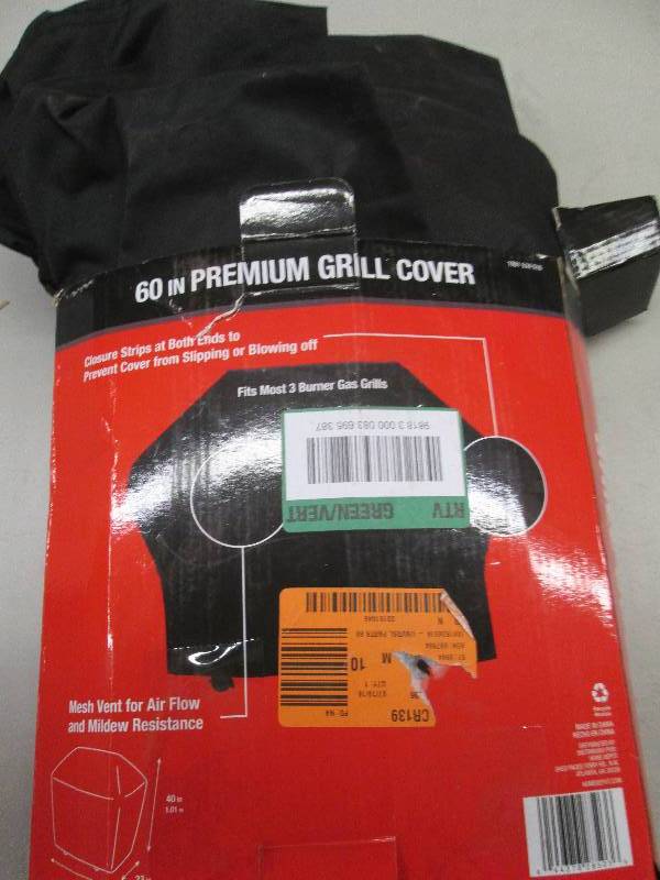 lot 201 image: 60 premium grill cover open box ...
