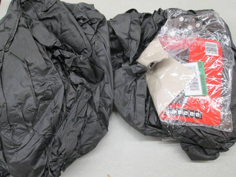 lot 208 image: 2 grill covers 1 65 other unknowen...