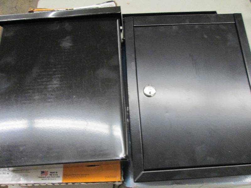 lot 228 image: 2 wall mounted mail boxes 1 has no ...