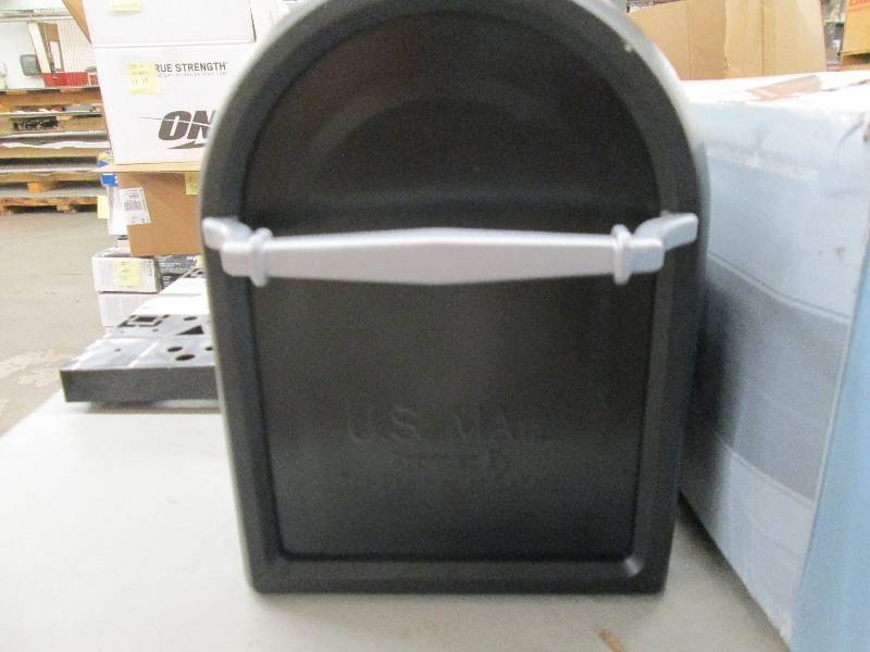 lot 231 image: architectural mailbox black powder ...