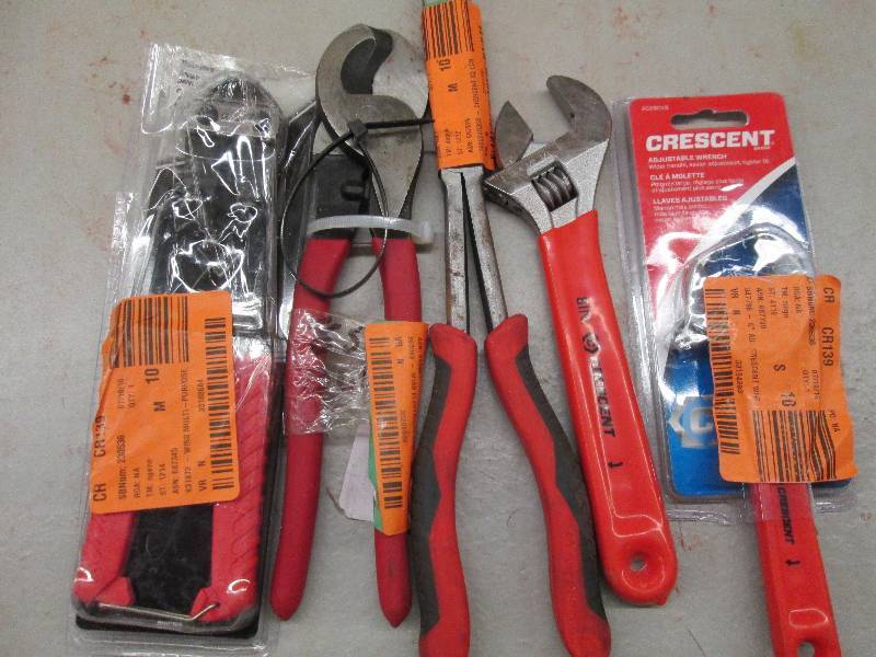 lot 245 image: 2 cresent wrenchs 1 8 inch and 1 6...