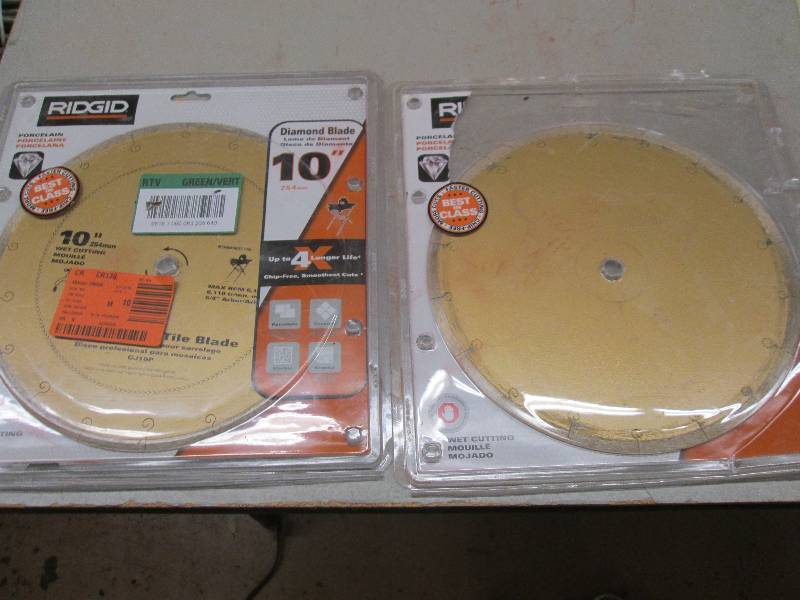 lot 264 image: 2 diamond 10 blades both look ligh...