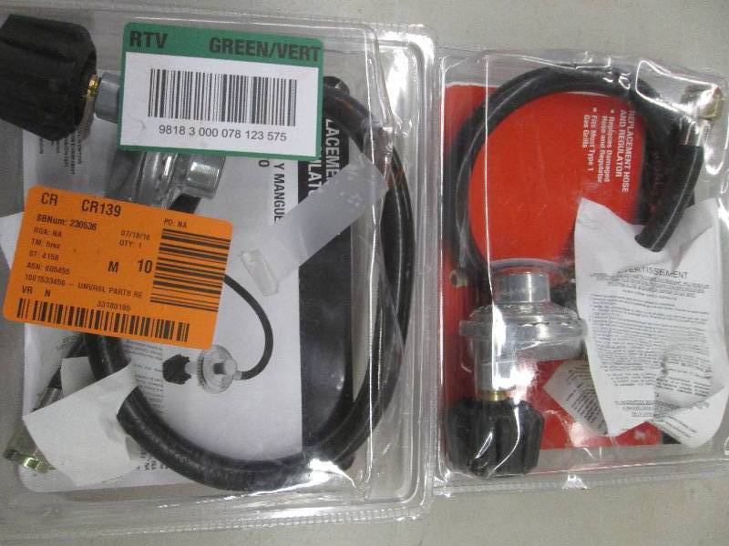 lot 265 image: 2 hose and regulator replacements ...
