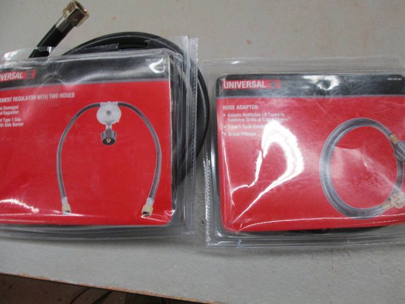 lot 266 image: 2 hoses and regulators 1 is a doubl...