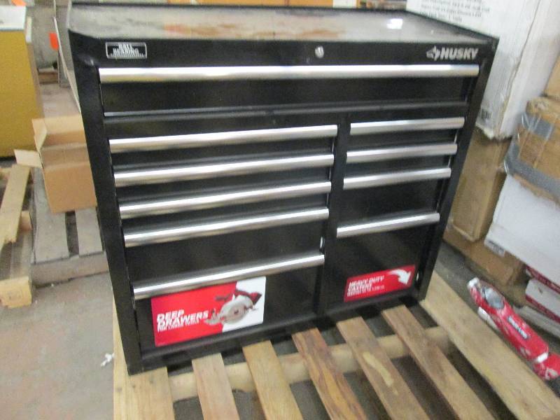 lot 295 image: Big Husky tool box locked and have ...