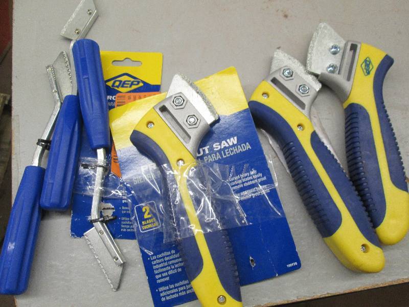 lot 307 image: 3 pro grout saws and 3 small grout ...