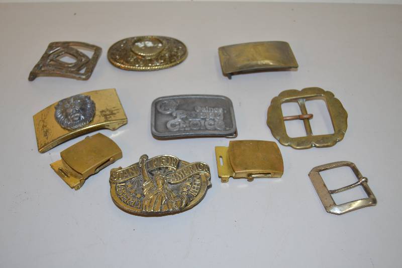 lot 99 image: Belt Buckles