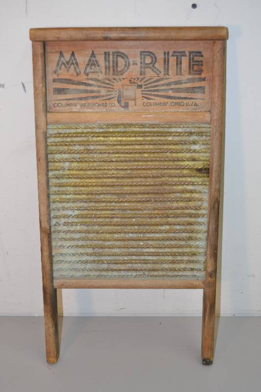 lot 112 image: Antique Washboard