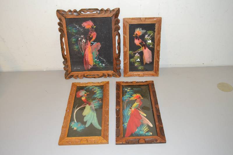 lot 185 image: Feather art