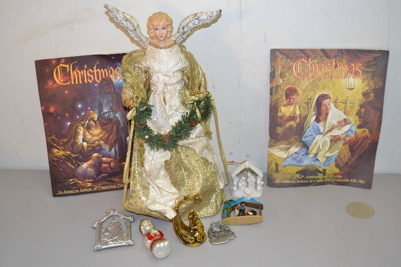 lot 10 image: Angel and Ornaments