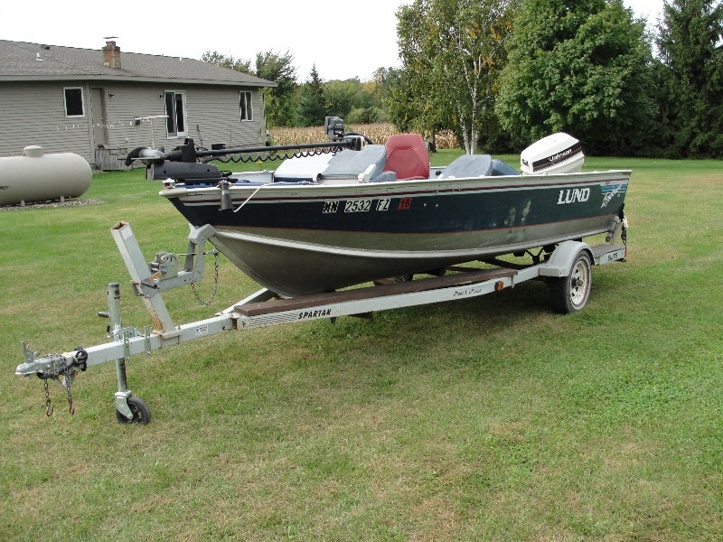 1992 Lund 16 Rebel Aluminum Fishing Boat BigIron Auctions