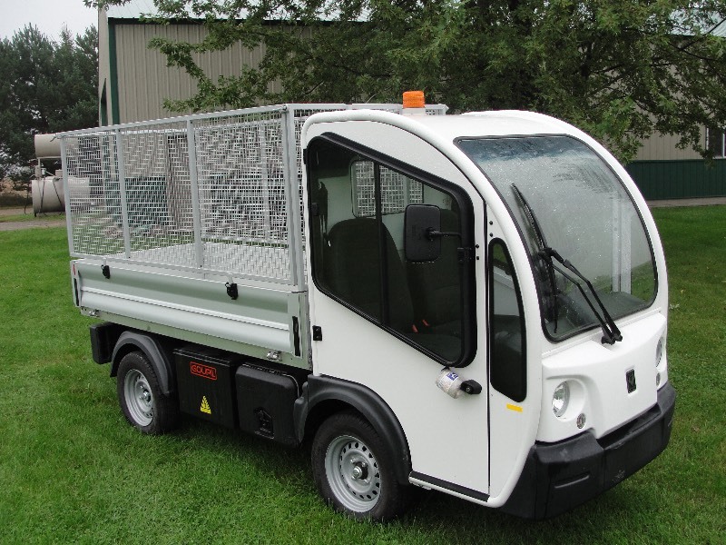 2013 Polaris Goupil All-Electric pickup with Hydraulic Dump Box