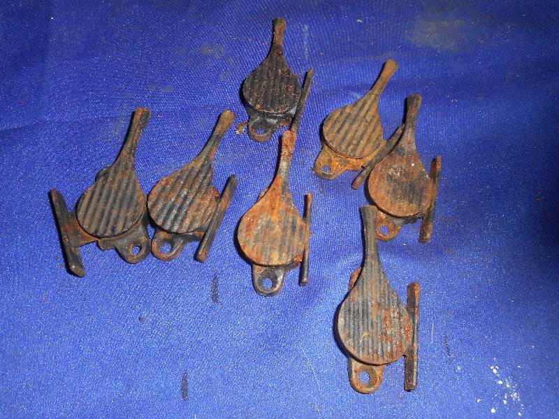 7 ANTIQUE WINDOW LOCKS