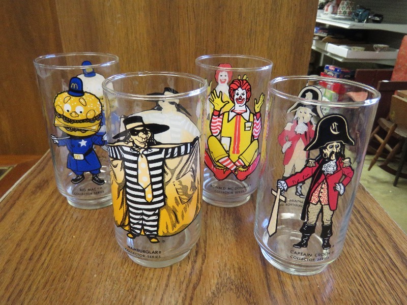 Vintage Ronald McDonald glasses