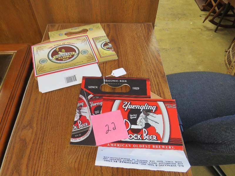 Vintage beer memorbelia
