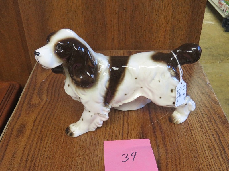 Collectible vintage dog  figurine
