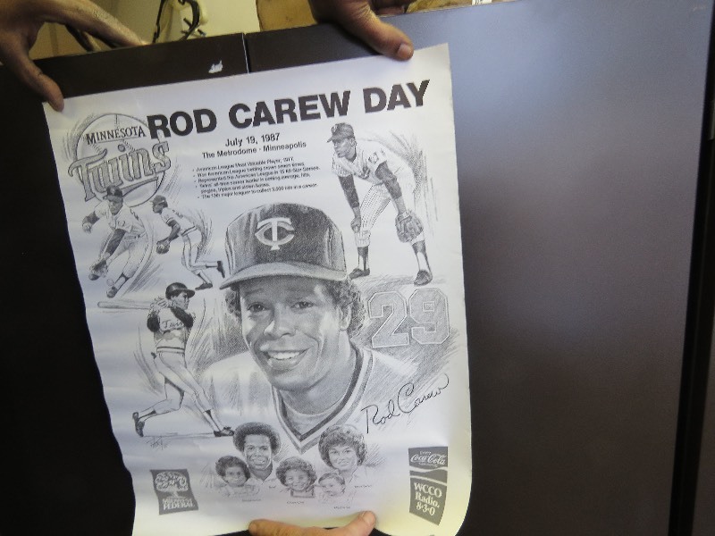Baseball poster-Rod Carew