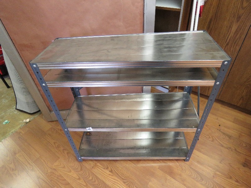 Metal shelf
