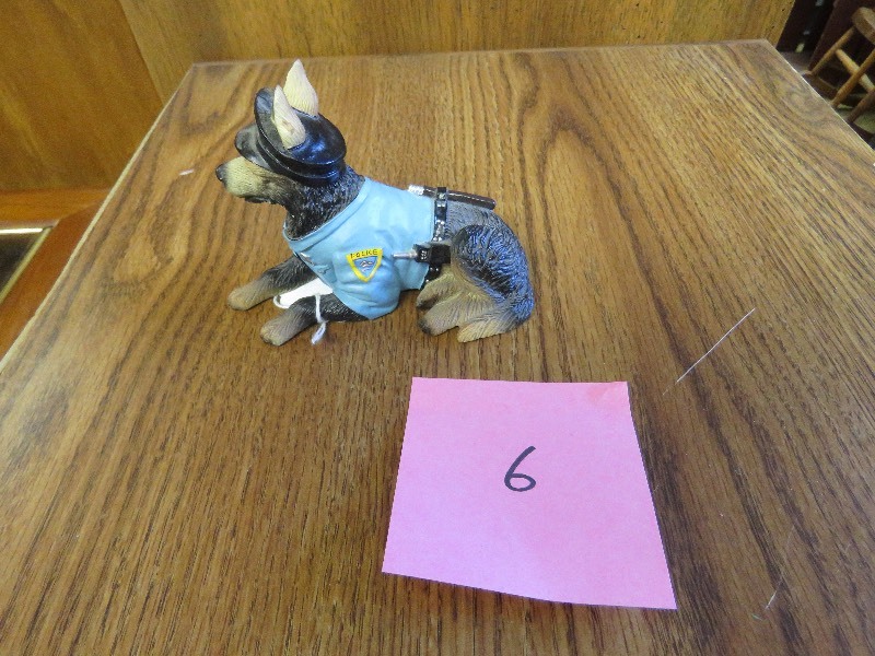 Police Dog figurine