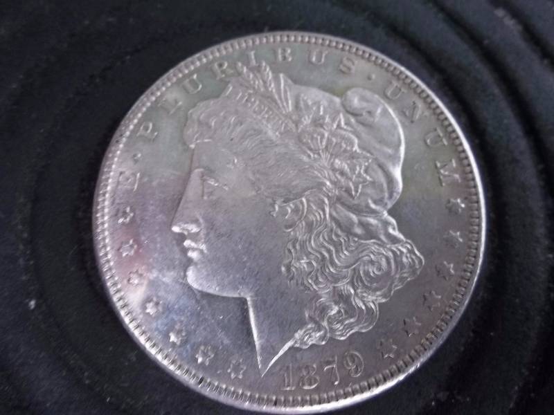 1879 S Morgan Silver Dollar AU-BU