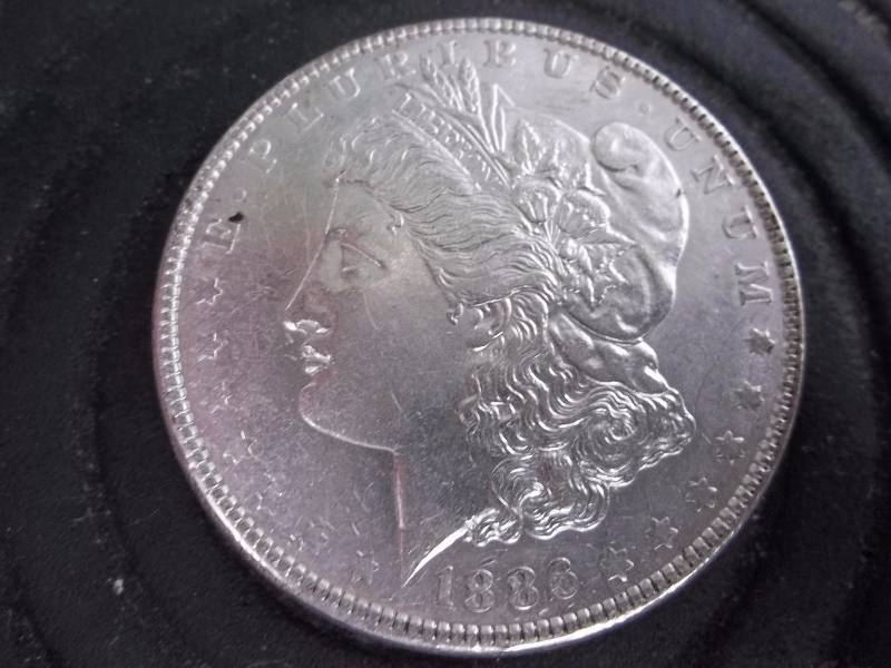 1886 Morgan Silver Dollar AU-BU