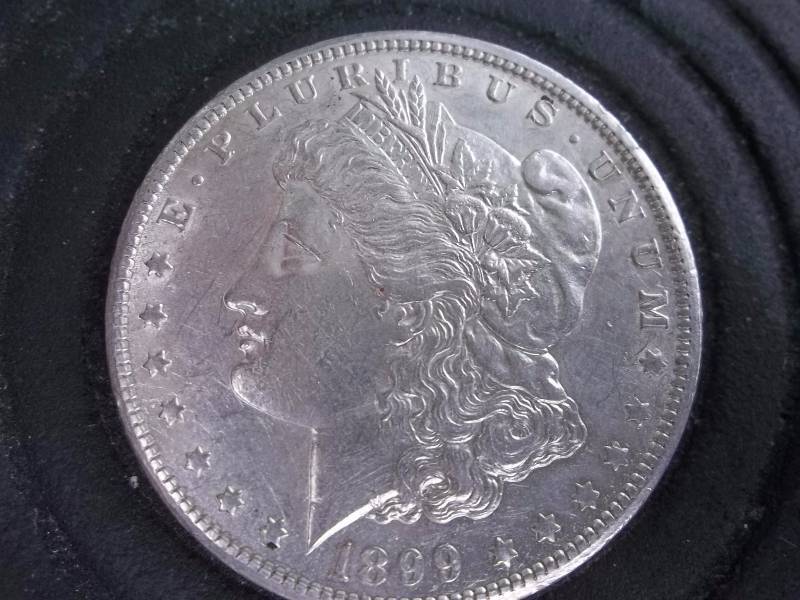 1899 O Morgan Silver Dollar AU-BU