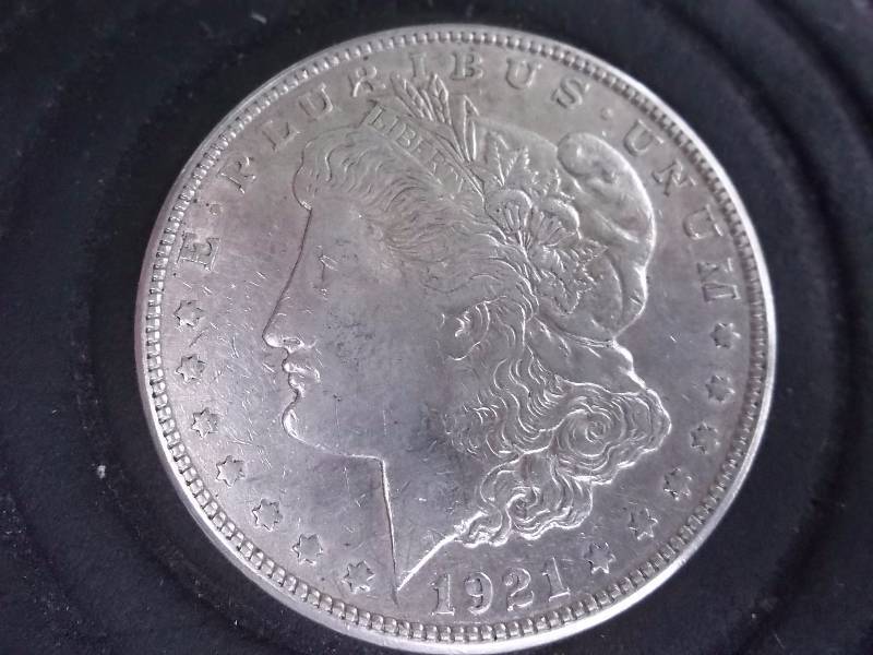 1921 S Morgan Silver Dollar AU