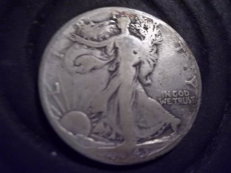 1943 D Walker Half Dollar
