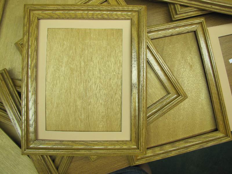 9 Oak Picture Frames