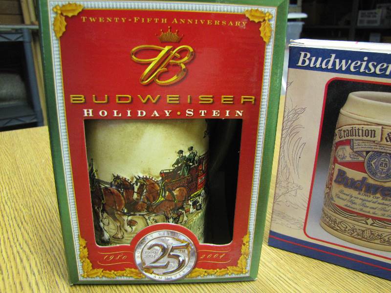 Coors & Bud Beer Steins