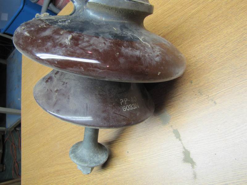 Vintage Telephone Porcelain Insulator